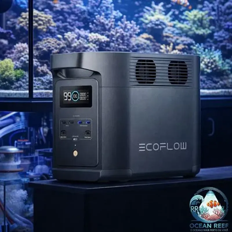 Ecoflow DELTA BLACK (E980) Estação De Energia Portátil 650W / 980Wh
