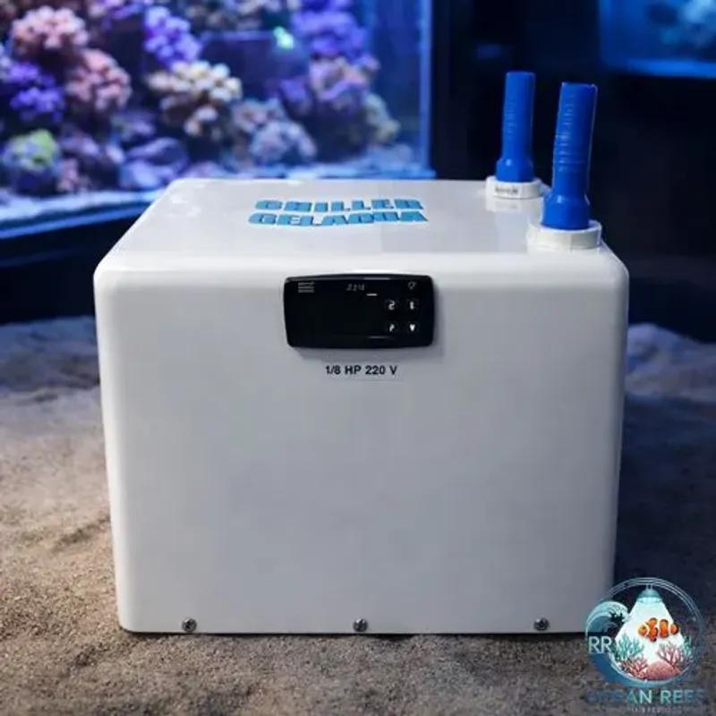 Chiller Gelaqua 1/8 Hp Resfriador para Aquários 120L Titânio