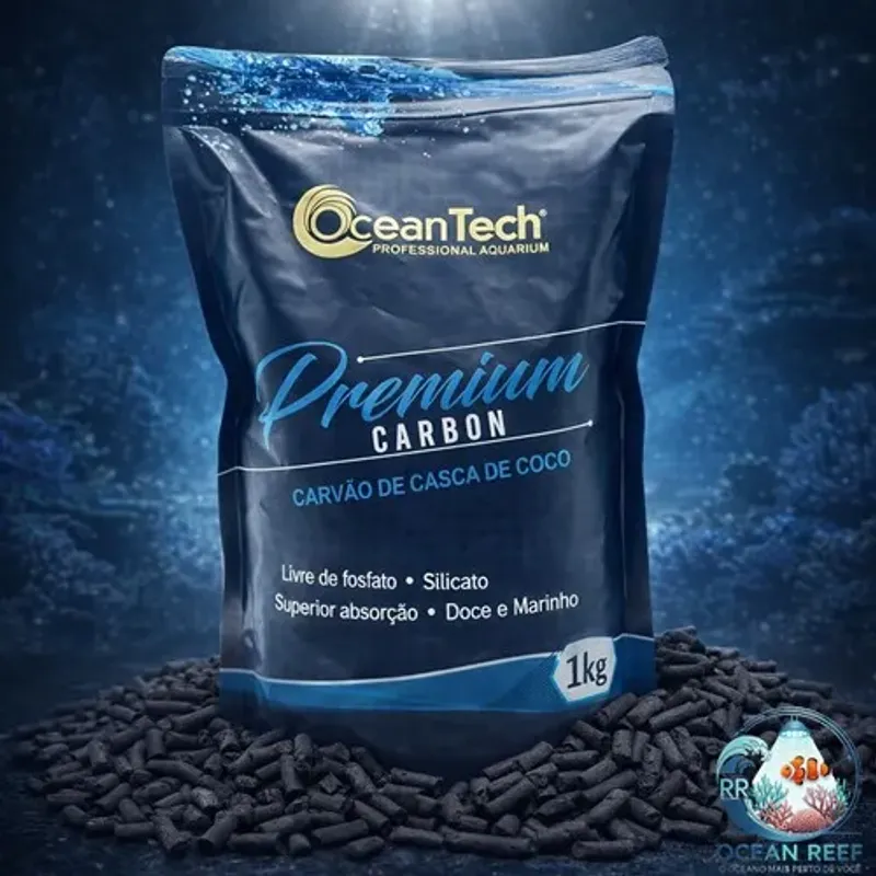 Carvão Ativado Premium Carbon 1kg Ocean Tech