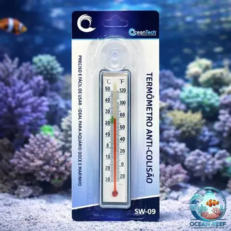 Termômetro Ocean Tech Anti Colisão com Ventosa
