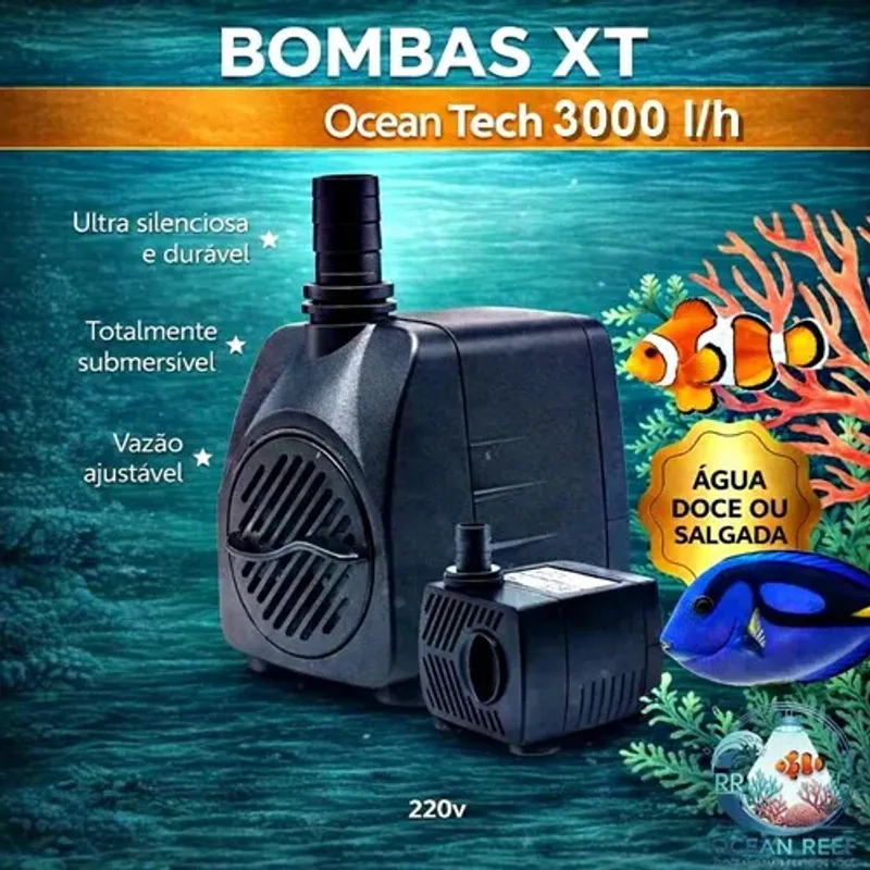 Bomba Submersa Ocean Tech XT 3000 l/h | RR Ocean Reef