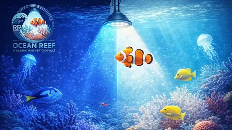 1.7 Iluminação: Entendendo o Básico Sobre o Azul e o Branco Para a Vida Marinha